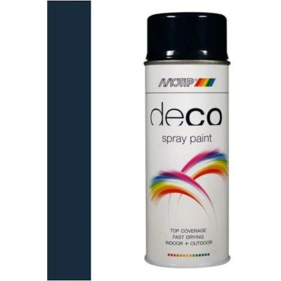 Image de MOTIP 01635 peinture décorative RAL 5011 bleu acier brillant (aérosol 400ml)