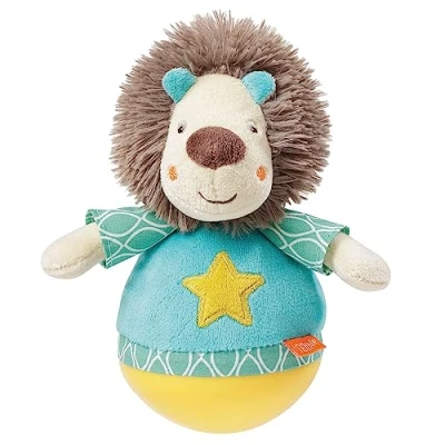 Afbeelding van Fehn 066289 Culbuto Leeuw grappig speelgoed om vast te pakken, palperen en duwen voor baby&#039;s peuters vanaf 0 maanden maat 18 cm