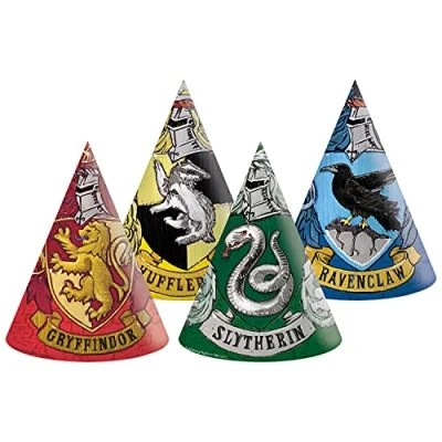 Afbeelding van Harry Potter Hogwarts hoedjes 6 stuks