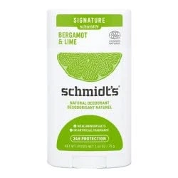 Afbeelding van Schmidt&#039;s Deodorant Stick Signature Bergamot en Limoen, effectief 24 uur, 100% natuurlijke oorsprong, natuurlijk veganistisch, dermatologisch getest, 75 g