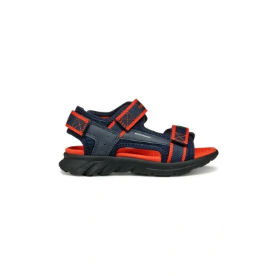 Afbeelding van Geox Airadyum BO Outdoorsandalen voor kinderen, Maat: 33, Navy red Schoenen