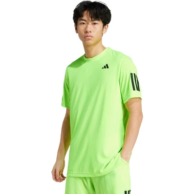 Afbeelding van adidas Performance Club Tennis Climacool 3 Stripes T shirt Heren Groen M