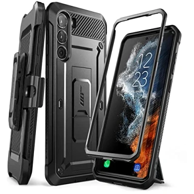 Image de Coque pour Samsung S23 Plus Antichoc Béquille Supcase Unicorn Beetle Pro noir