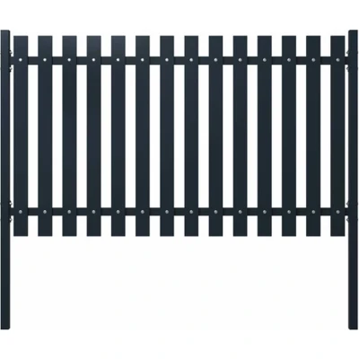 Afbeelding van VidaXL Schuttingpaneel 174,5x75 cm gepoedercoat staal antraciet