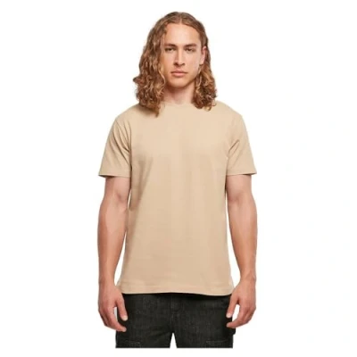 Afbeelding van Build Your Brand Basic T shirt met ronde hals voor heren, regular fit, katoen, Effen beige, L, beige