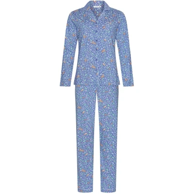 Afbeelding van Rebelle Forest Animal Pyjama Bio Katoen Doorknoop Maat 46