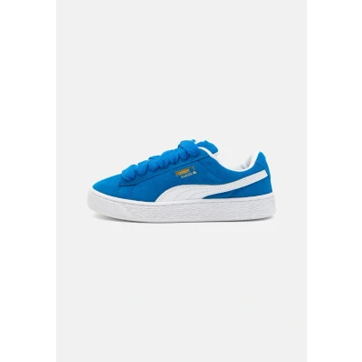 Afbeelding van Puma Suede XL Unisex Skateschoenen voor kinderen, Maat: 38.5, Team royal/white Veloursleer