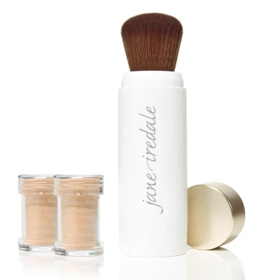 Afbeelding van jane iredale Face Make up Poeder Me SPF Refillable Borstel SPF30 Nude Kwast 1pakket