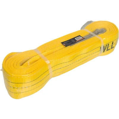 Afbeelding van Konvox Hijsband met lussen geel 3 ton 6m