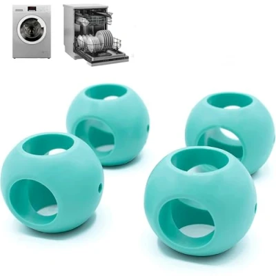 Afbeelding van Magnetische kogel tegen kalk, 2 x vaatwasser + wasmachine, 4 stuks