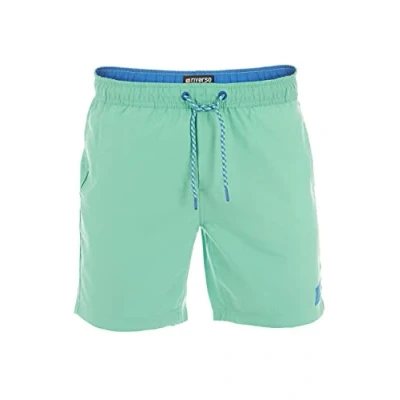 Afbeelding van riverso RIVDavid zwembroek voor heren, korte broek, zomer, sportshorts, tunneltrekkoord, 100% polyester, zwart, blauw, rood, groen, oranje, S, M, L, XL, XXL, 3XL, 4XL, 5XL, Bright Green (12600), 5XL