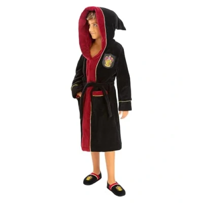 Afbeelding van FUNIDELIA Harry Potter Griffoendor Badjas voor kinderen Maat: 135 152 cm