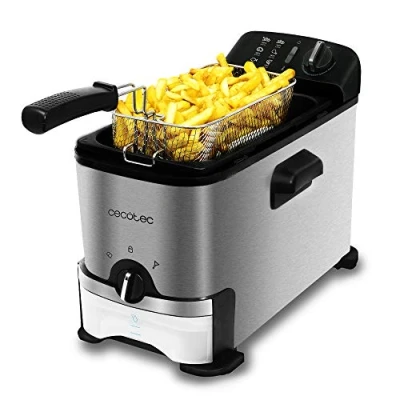 Image de Friteuse Cecotec CleanFry 3000 ProFilter 3 L 2000W Noir Acier inoxydable 200W