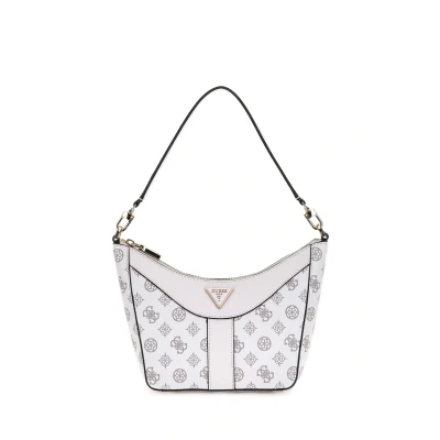 Afbeelding van GUESS Schoudertas Dorys Shoulder Bag White Logo Wit