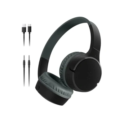 Image de Belkin SoundForm Mini Écouteurs avec micro sur oreille Bluetooth sans fil, filaire jack 3,5mm noir