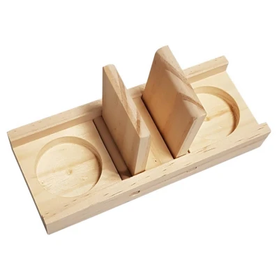 Afbeelding van Duvo+ Houten Sniffle `n Snack Puzzle Edd Speelgoed 18x7x2.5 cm