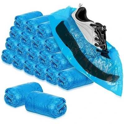 Afbeelding van com four® wegwerp schoenoverschoenen, 3 g, waterdicht, schoenovertrek, Eén maat, 200 stuks