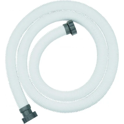 Afbeelding van Bestway Flowclear Vervangingsslang Ø38 mm 3 meter Wit Zwembadslang Met Aansluitstukken Geschikt voor Filterpompen en Zandfilters
