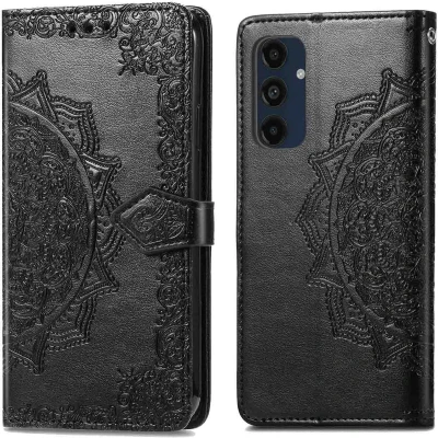 Afbeelding van imoshion Hoesje Geschikt voor Samsung Galaxy S24 FE Met Pasjeshouder Luxe Bookcase Zwart