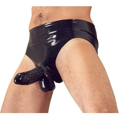 Afbeelding van The Latex Collection Slip Met Penis Sleeve