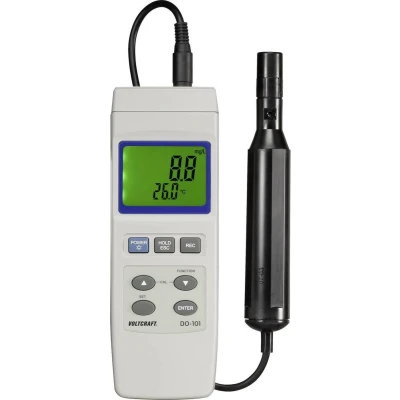 Afbeelding van VOLTCRAFT DO 101 Zuurstofmeter 0 20 mg/l Verwisselbare elektrode, Met temperatuurmeting