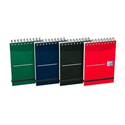 Image de Blocs office spirale A7 140 pages 90g ligné 6mm Lot de 10 Oxford