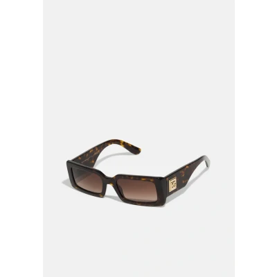 Afbeelding van Dolce&amp;Gabbana Zonnebril, Dames, Maat: 53, Havana