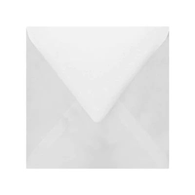Afbeelding van Netuno 100 witte vierkante enveloppen, 155 x mm, g, puntige klep, elegante zakelijke enveloppen voor brieven, doop, eerste communie, bruiloft, uitnodigingen, verjaardagen