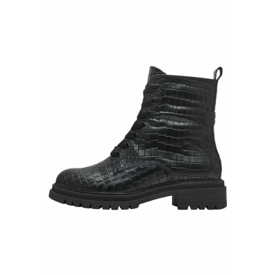 Afbeelding van Tamaris Dames 1 25208 43 modieuze laarzen voor dames, Black Croco