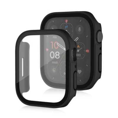 Afbeelding van Apple Watch Hard case 45mm Zwart Geschikt voor