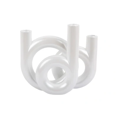 Afbeelding van Present Time Kandelaar Rings Medium Metallic white