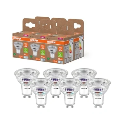 Afbeelding van OSRAM Led reflector, energieklasse PAR16, 2 W, 360 lumen, koudwit (4000 K), loodvrij glas met GU10 fitting in energie efficiëntieklasse A, diameter 50 mm, verpakking IP20.6