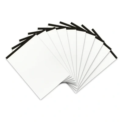 Afbeelding van Landre 100050632 notitieblok A4, 50 vellen zonder omslag, geperforeerd en gerasterd, 60 g/m², dun, houtvrij, verpakking van 10, blanco