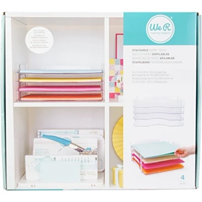 Afbeelding van We R Memory Keepers Stapelbare opberg en decoratiebakken, meerkleurig, OSFA