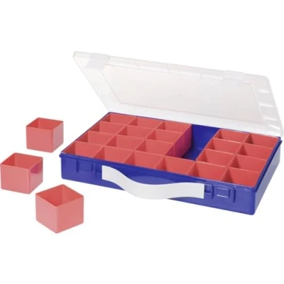 Afbeelding van Hünersdorff Assortimentskoffer (l x b h) 332 232 55 mm Aantal vakken: 24 Variabele onderverdeling Inhoud 1 stuk(s)