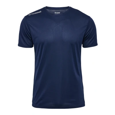 Afbeelding van Hummel RUN Tshirt print, Heren, Maat: Medium, Black iris