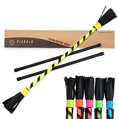 Afbeelding van Diabolo Freizeitsport Flowerstick Basic Geel