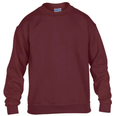 Afbeelding van Gildan Heavy Blend Classic Fit Youth Crewneck Sweatshirt GI18000B Maroon