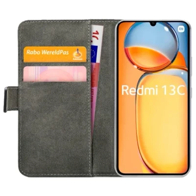 Afbeelding van Mobilize PU leer Book Case Zwart Xiaomi Redmi 13C