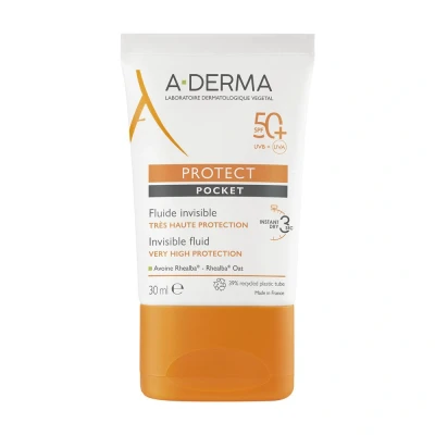 Afbeelding van A Derma Protect Pocket Fluide Invisible SPF50+ Crème 30ml