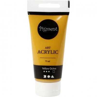 Afbeelding van Pigment Art Acrylverf Okergeel 75 ml