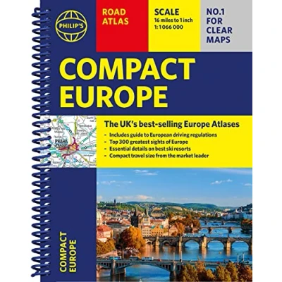 Afbeelding van Philip&#039;s Road Atlases Compact Atlas Europe