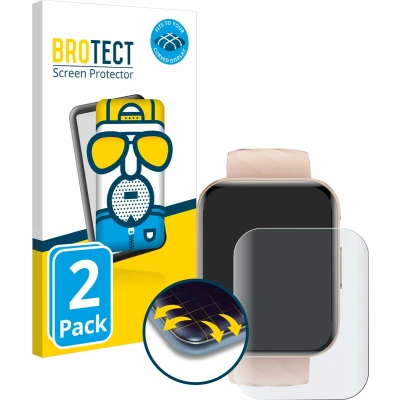 Afbeelding van BROTECT Volledige bedekking Matte Scherm Beschermer, Smartwatch beschermfolie, Grijs