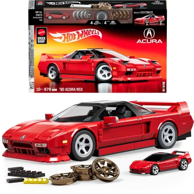 Afbeelding van Mattel Brick Shop Hot Wheels &#039;90 Acura NSX