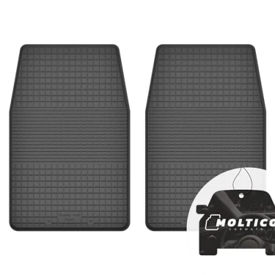 Afbeelding van 2 stuks rubberen vloermatten met rand perfecte pasvorm geschikt voor Suzuki Jimny 1998 2007