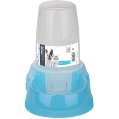 Afbeelding van M pets Drinkautomaat Huisdier 1500 Ml 35 Cm Blauw/transparant