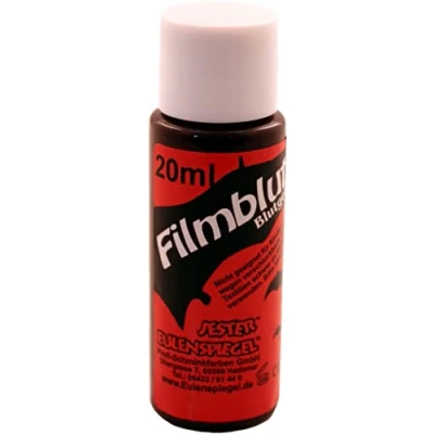 Afbeelding van Eulenspiegel 405079 filmbloed / bloedgel, donker, 20 ml, theaterbloed, Halloween, carnaval, themafeest