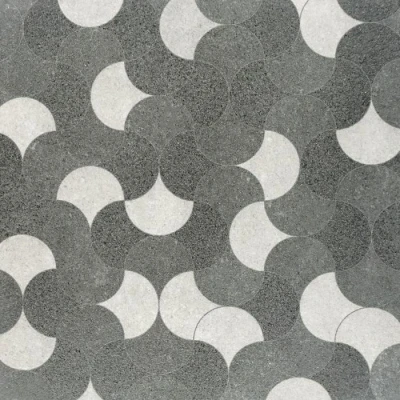 Afbeelding van Betonique Stone decor dark 60x60x4cm antraciet