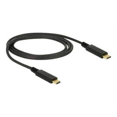 Image de Delock Câble USB C (M) pour 3.1 Gen 2 5 A 1 m noir