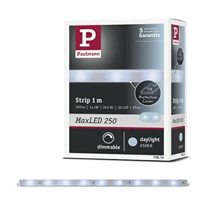 Afbeelding van Paulmann MaxLED Stripe Daylight 79874 LED strip Met connector (male) 1 m Daglichtwit stuk(s)